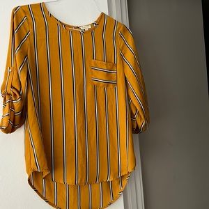 Yellow striped shirt